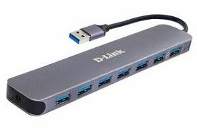 USB-3.0-Hub-7-ports-D-link-DUB-1370-B1A-Fast -Charge-Power-Adapter-chisinau